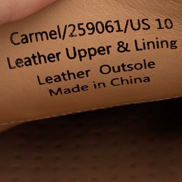 Warfield & Grand Carmel Apron Toe Derby Shoes Men's Brown Size US10 EU43 - Picture 7 of 13